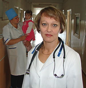 Татьяна Каюн, заведующая детским отделением центральной районной больницы.