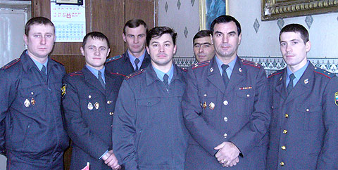 Коллектив отделения уголовного розыска Называевского ГОВД. 2006 год.